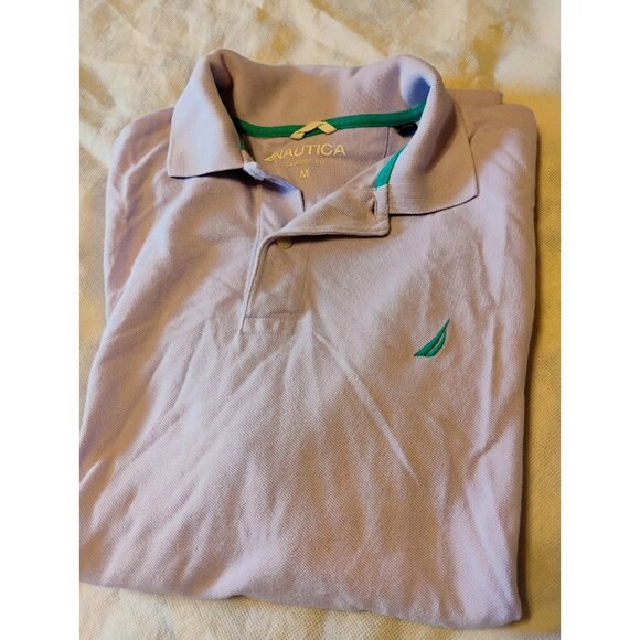 Nautica Mens Classic Fit Polo Shirt Medium 21x27 - Picture 1 of 5